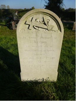 Arthur Baldrey's headstone